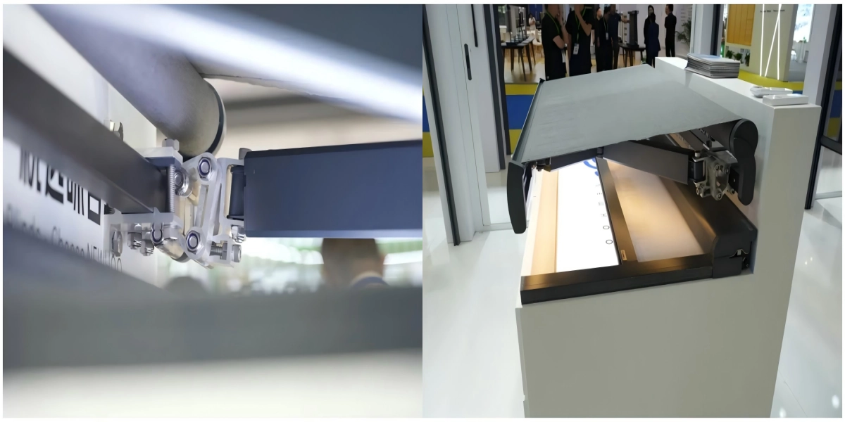 NewHoo Retractable Awnings showcased at the Shenzhen Home Furnishing Expo 2026
